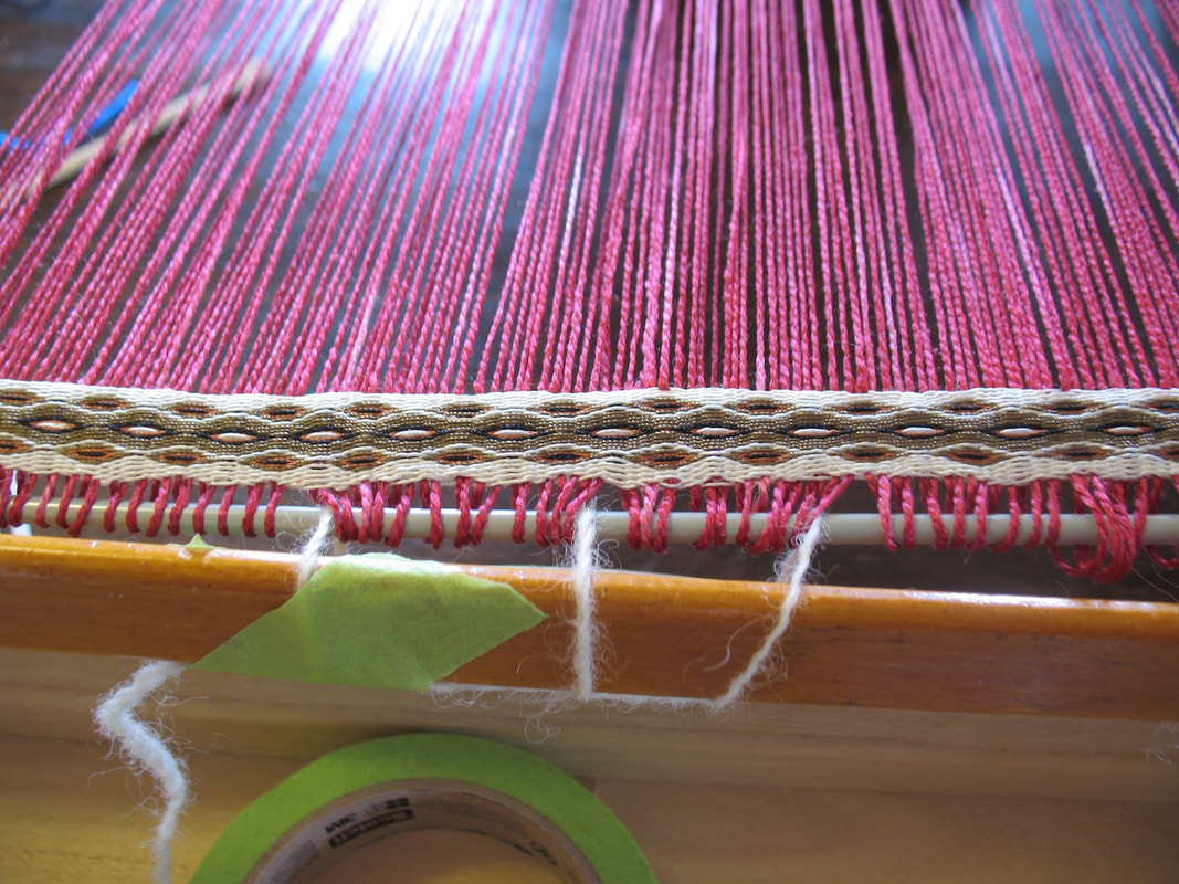 Tablet Weaving: Threaded-In Designs (Weaving) - 3/28/2019 